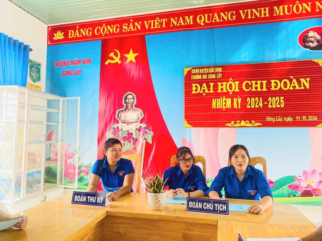 đại hội chi đoàn Thanh niên Trường MG Sông Lũy